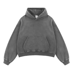 ZODF Retro 2025 Winter Man Washed Boxy Fleece Hoodies Unisex 370gsm Loose Hooded Pullovers Sweatshirt Streetwears HY1129