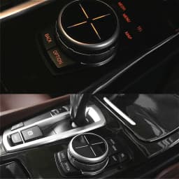 Multimedia Buttons Cover IDrive Stickers Universal Fit Vinyl Decals for Vehicle Interior Accessor