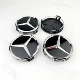20Pcs 75mm Car Wheel Center Cap Hub Covers Badge For Mercedes Benz AMG B/C/E/S Class C43 C63 E43 E53 E63 GLC GLK CLA Accessories