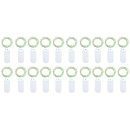 20Packs LED Fairy Lights 2M Battery Copper Wire String Lights for Wedding Party Home Decor