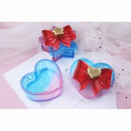DIY Crystal Epoxy Resin Mold Star Bow Love Heart Shaped Storage Box Jewelry Box Container Mirror Silicone Mold For Resin