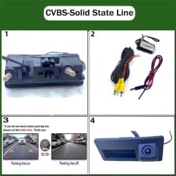 HD Reversing Camera for Audi Q3 MQB 2013 2014 2015 2016 2017 2018 2019 /Night Vision Backup Rear Camera/Car Handle Camera