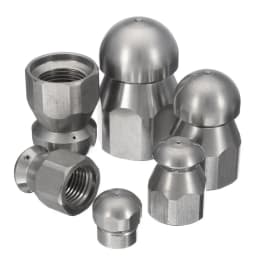3/8" 1/8" 1/4" 1/2" Pressure Washer Clean Jetter Nozzle For Home Garden Supplies Drain Hose Nozzle Sewer