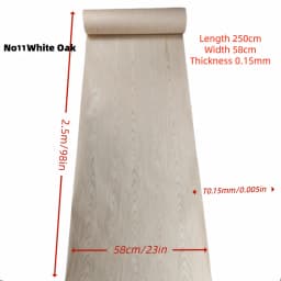 DIY Teak Cherry White Oak Black Walnut Wood Veneer for Cabinet Panels Home Improvement Musical Instrument Decoration
