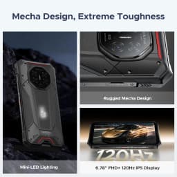 DOOGEE S300 Plus Rugged Phone 48GB+1TB Dimensity 8300 11000mAh Battery 120W 6.78” FHD+120Hz 200MP Camera Android16 Smartphone