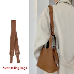 Top Layer Cowhide Wide Shoulder Strap For Picotin Bag, Replacement Crossbody Bag Strap, Handbag Accessories