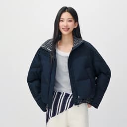 Semir Women Down Jacket Panel Design Layered Look Loose Fit 80 Percent Down Fill Versatile Modern Style 2026 New