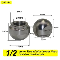 Stainless Steel High-pressure Nozzle Cleaning And Dredging Machine Small Car Washing Machine Accessories Dredging Sewage Holes
