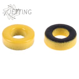 Hot 5pc T37-6 T37-2 T50-2 Iron Powder Cores 9.5*5.2*3.3mm AL=3.0nH/N2 8.5uo Iron Dust Ferrite Toroid Core Coating Yellow Gray
