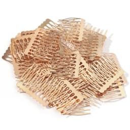 10Pcs/pack 5 8 10 Teeth Metal Hair Comb Clip Simple Side Hairpin for Women Bridal Ornament Decorative Wedding Hair Accessories