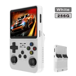 128G Open Source Video Game Console Linux System 3.5 Inch IPS Screen Orange Portable Pocket Video Player 64G 256G best Game
