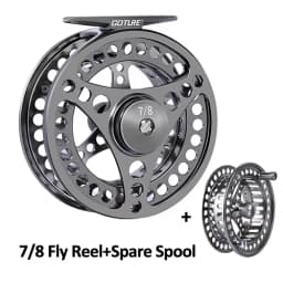 Goture 3/4 5/6 7/8 9/10 WT Fly Fishing Reels CNC-machined Large Arbor Fly Reel 2+1BB 1:1 For Trout Pike Carp Fishing Accessories
