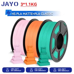 JAYO 3.3KG High Speed Matte  PLA=PLA Classic Filament 1.75mm 30mm/s - 600mm/s Print Range High Flow Speedy PLA Printer Filament