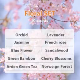 NAMSTE Essential Oil Samples Sets of Various Types Fragrance Series Suitable for Aroma Diffuser Air Freshener Aroma Oil Gift Box