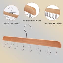 1Pcs Double-Sided Hanging Hair Racks Organizers And Storage For Hair Styling Display & Storage Wig Stand Hair Extension Holder