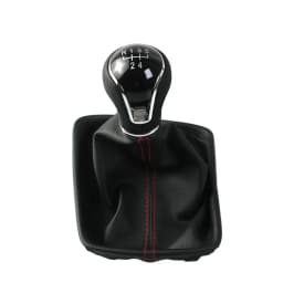 Gear Shift Knob for Seat Leon III MK3 2012-2020 LHD with Shifter Level Stick Gaiter Boot Dust Cover Car Accessories 5/6 Speed