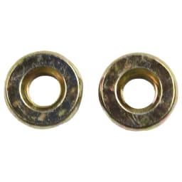 2PCS M10 X 1.25 Left Handed Thread Nut For Lawn Trimmer For Brushcutter With 17mm Wrench Opening For Consistent Performance Use