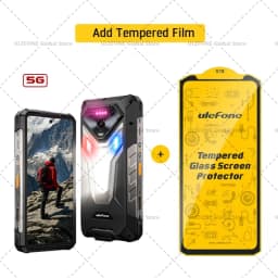 Ulefone Armor 34+ NFC 5G AI Rugged Phone 25500mAh Up to 32GB+512GB 120Hz Display 6.95" Android 15 Smartphon