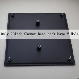ZAPPO 8~20 Inch Matte Black Ultra-thin Rain Shower Head Bathroom Square Super Slim Rainfall Water Spray for Shower Faucet Use