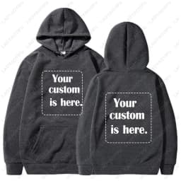 2026 Student Casual Custom Printed Text DIY Hoodie Customized Personalized Hoody Custom Hoodies Text Sweatshirt Clothes