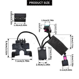 5Q0713128A Shifter Position Switch Shift Mechanism Micro Switch For VW Golf A7 Beetle Mk2 Skoda Octa R32 GTI Rabbit Variant
