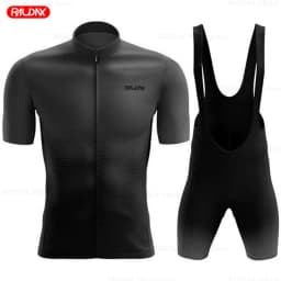 RAUDAX NEW Short Sleeve Cycling Jersey Set Bib Shorts Ropa Ciclismo Bicycle Clothing MTB Bike Jersey Uniform Men Clothes