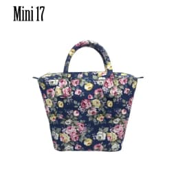 TANQU Short Long Round Flora Canvas Fabric Handle with Insert Lining for Obag Classic Mini O Bag Women's Bags Shoulder Handbag