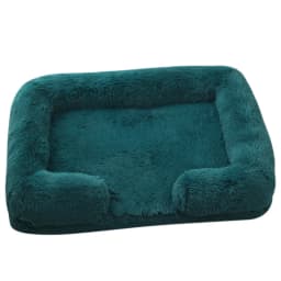 Dog Bed Dog Plush Pet Bed Winter Thickened Pad Dog Sleeping Bed Sofa Removable Pad Dog Small Large Dog Square Kennel