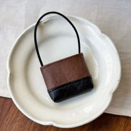 Cute Mini Faux Leather Doll Two-Tone Bucket Bag Fits 1/6 BJD 1/8 Zsiga Doll, Doll Accessories