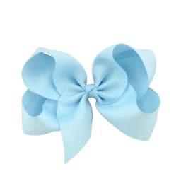 BABY BOWS 1Pcs 6inch Solid Colors Grosgrain Ribbon Hair Clips for Girls Large Hairpins Boutique Barrettes Kids Hair Accessories
