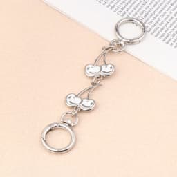 〔CC88〕1Piece Heart Buckle Cherry Bag Chain DIY Bag Strap Extension Replacement ,Women's Bag Decoration