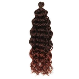 18-24 Inch Ocean Wave Crochet Braid Hair Hawaii Afro Curls Natural Synthetic Braiding Hair Extensions Pink 613 Hair Expo City