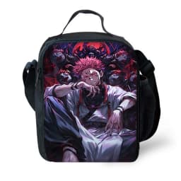 Anime J-JujutsuS K-KaisenS Child School Backpack with Lunch Bags ,Pencil Bags ,School Bags for Boys Girls Best Gift