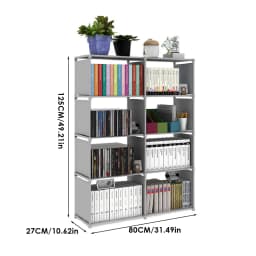 Open simple bookshelf shelf multi-layer bookshelf storage cabinet living room bedroom bookcase