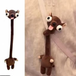 Funny Design Long Neck Animal Pendant White Color 40CM White Goose Bag Pendant Creative Gift Cute Style Cartoon Pendant