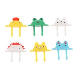4/6/8/10PCS Unicorn Mini Food Fruit Fork Set Kid Cute Bento Box Decor Dessert Forks Cartoon Toothpick Cake Dessert Party Supply