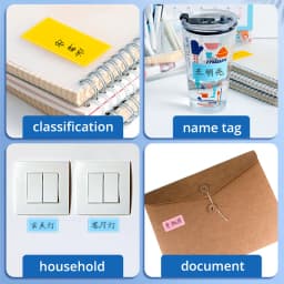 Waterproof Colorful Self Adhesive Assorted Stickers Removable Label Stickers Name Tag Bottle File Document School Supplies