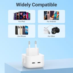 For Apple Original PD 35W Dual Type C Charger For iPhone 17 Air 13 12 11 14 15 16 Pro Max Plus iPad Charger Fast Charging Cable