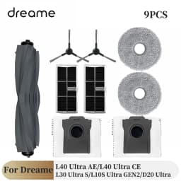 For Dreame L40 Ultra AE Vacuum Cleaner: L10S Ultra Gen2 Mops, Filters, Dust Bags, and Side Brushes
