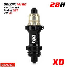 GOLDIX M180 MTB BOOST Hub Center Lock Disc 28H EXP Ratchet 52T Mountain XD Class Bike Hub for Shimano SRAM 11 12 Speed