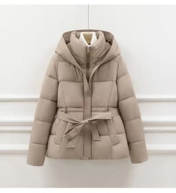 2026 New Winter Hooded Long Sleeve Solid Color Black Cotton-padded Warm Loose Big Size Jacket Women Parkas Fashion Outwear