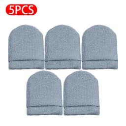 SEAMETAL 5pcs Car Polishing Wax Sponge Soft Microfiber Car Wax Applicator Mitts Foam Applicator Pad for Car Detailing Care Tool