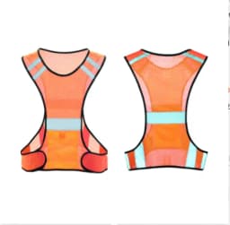 High Visibility Reflective Motorcycle Cycling Vest Night Running Safety Coat for Men Women Safety