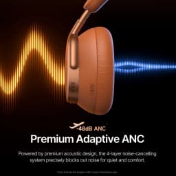 Baseus Inspire XH1 Sound by Bose ANC Wireless Headphone Bluetooth 6.1 48dB Adaptive Noise Cancellation Headset Hi-Res LDAC 100Hr