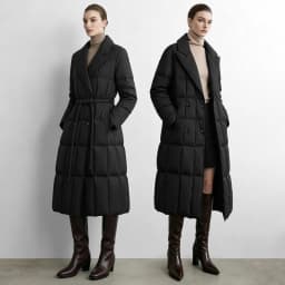 Amii Women's A-Line Down Jacket Lapel Collar Lightweight Warm Slim Fit Commuter Minimalist Women's Winter Down Jacket 12644006