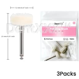 5Pcs/Pack Polishing Brush Felt Wheel Wool Cotton Polishing Brushes Polishers for Rotary Tools 2.35mm Polishing Wheel
