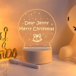 USB Message Board Note Board Creative Led Night Light Bedroom Lights Children Gift Girlfriend Confession Decoration Night Lamp