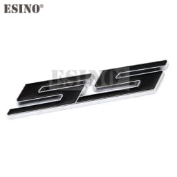 New Car Styling 3D Metal Chrome Zinc Alloy Emblem Car Body SS Front Grill Badge Sticker Decal for Chevrolet SS Camaro SS