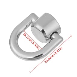 1Pcs Metal Bag Rivet Nail Buckle Studs Button Handbag Belt Hanger Leather Craft Luggage Bag Buckle Tong Snap Hardware Accessorie