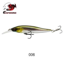 ESFISHING Wobble Hard Lure NAHAN 75mm 7.1g 0-2.4 Dive Fishing Baits Flow Floating Minnow Isca Artificial